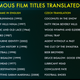 Illustration for article titled Movie Titles Translated Into a Foreign Language and Then Translated Back to English Are Hilarious